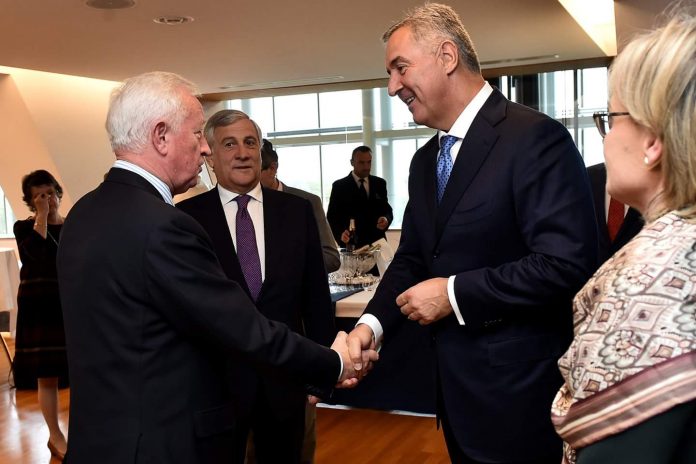 Milo Đukanović u Evropskom parlamentu