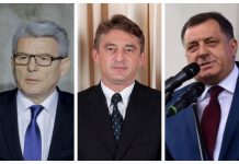 DŽAFEROVIĆ, KOMŠIĆ I DODIK – PREDSJEDAVAJUĆI PREDSJDNIŠTVA BIH
