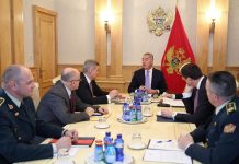 Predsjednik Đukanović predsjedavao sjednicom Savjeta za odbranu i bezbjednost