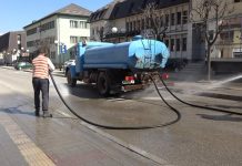 U Rožajama počela dezinfekcija ulica