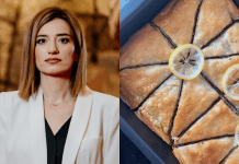 Ministarka Jovana Marović pripremila baklavu za Bajram